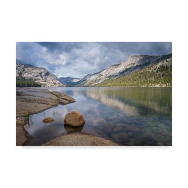 Adam Burton 'Tenaya Lake' Canvas Art, 16x24, Trademark Fine Art, Mfr#: ALI20178-C1624GG